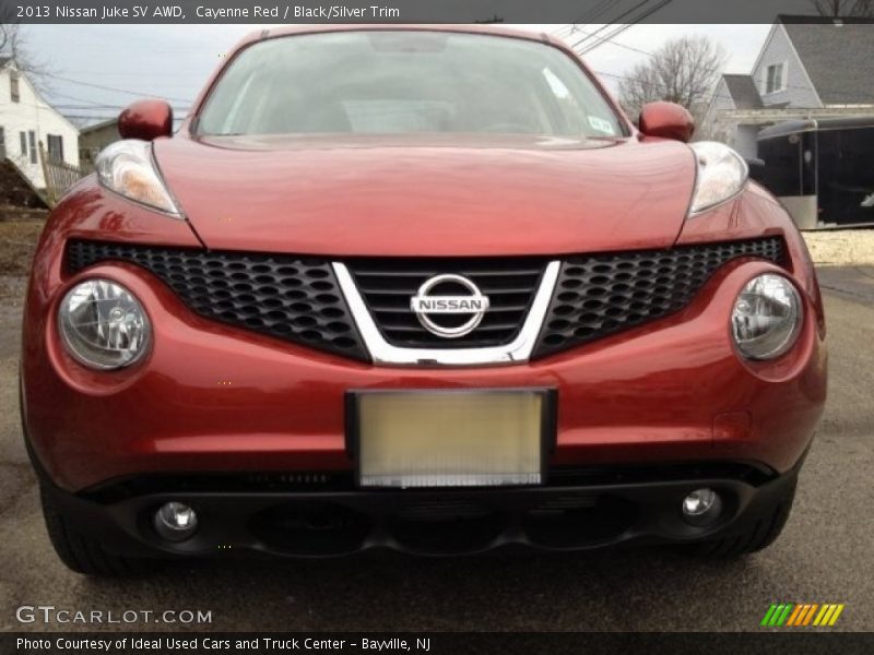 Cayenne Red / Black/Silver Trim 2013 Nissan Juke SV AWD