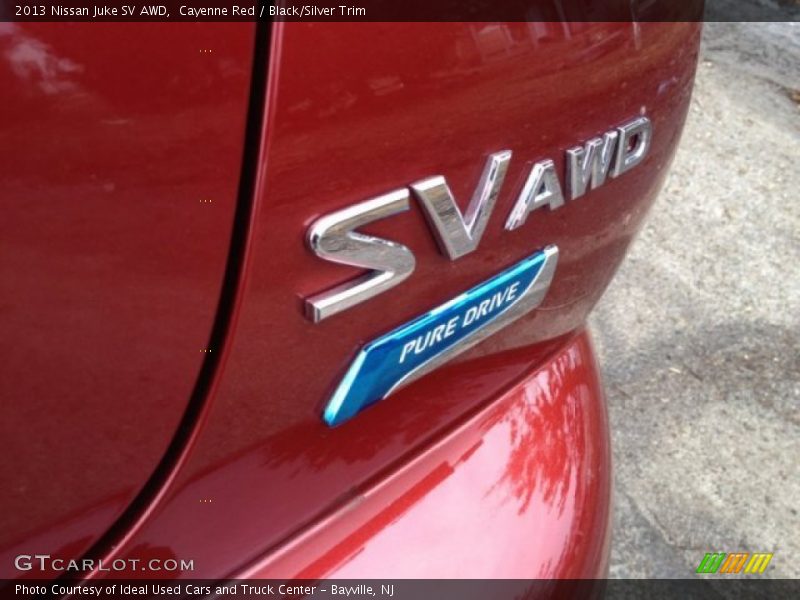 Cayenne Red / Black/Silver Trim 2013 Nissan Juke SV AWD