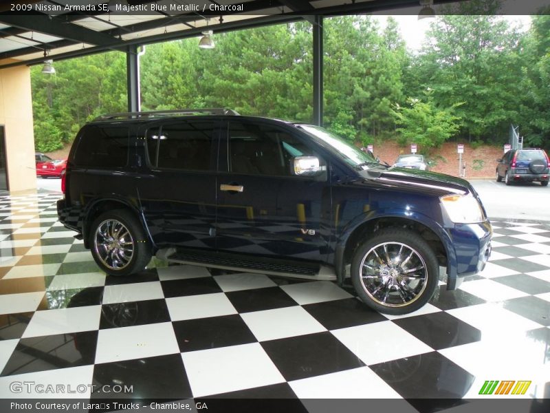 Majestic Blue Metallic / Charcoal 2009 Nissan Armada SE