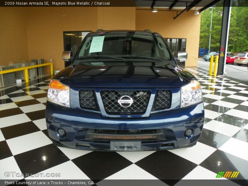 Majestic Blue Metallic / Charcoal 2009 Nissan Armada SE