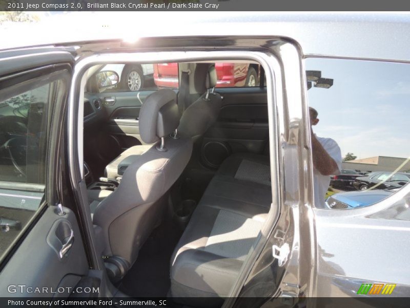 Brilliant Black Crystal Pearl / Dark Slate Gray 2011 Jeep Compass 2.0