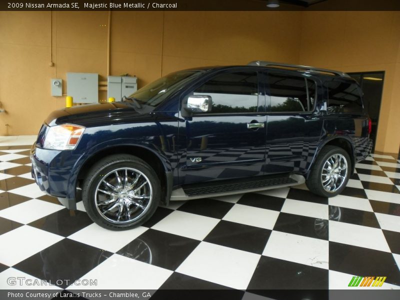 Majestic Blue Metallic / Charcoal 2009 Nissan Armada SE