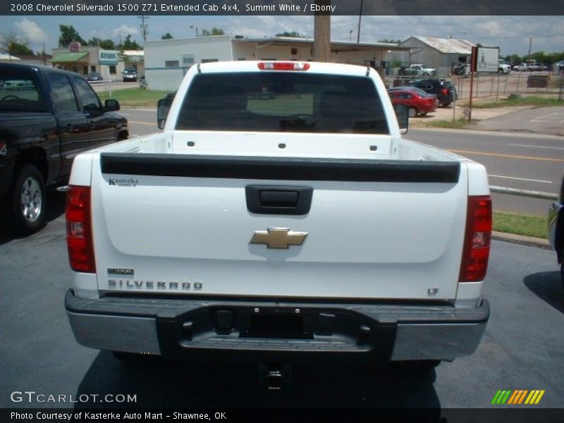 Summit White / Ebony 2008 Chevrolet Silverado 1500 Z71 Extended Cab 4x4