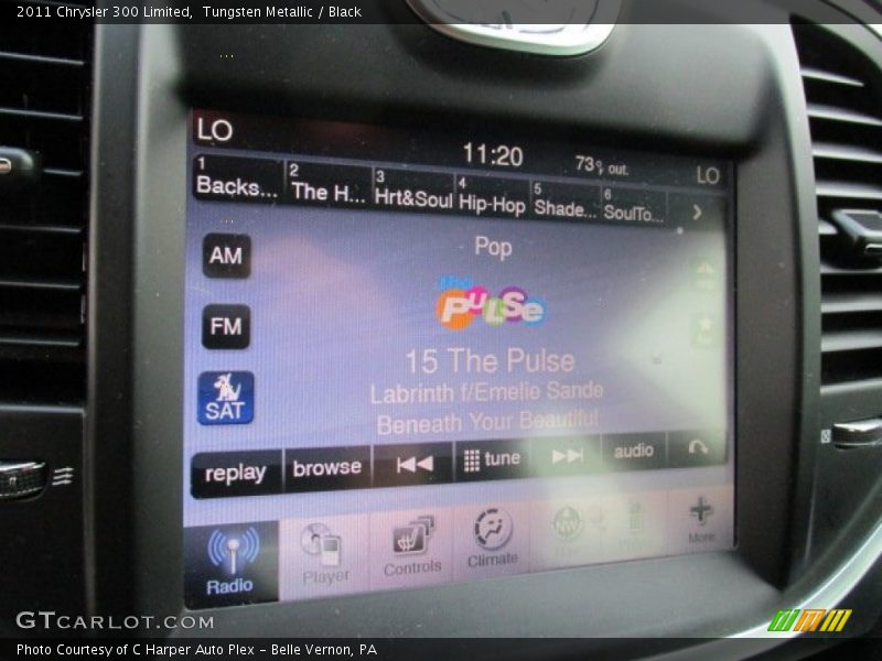 Tungsten Metallic / Black 2011 Chrysler 300 Limited