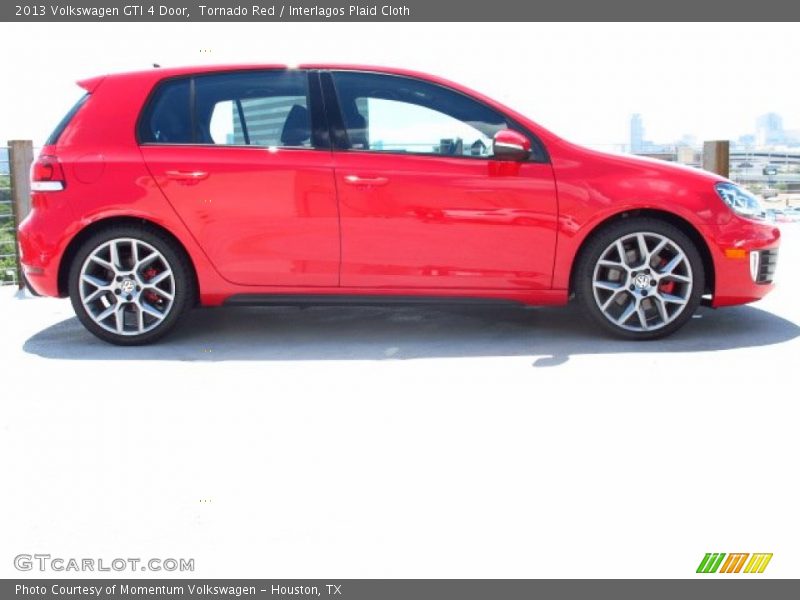 Tornado Red / Interlagos Plaid Cloth 2013 Volkswagen GTI 4 Door