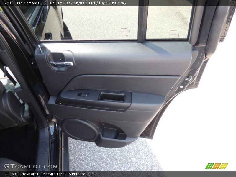 Brilliant Black Crystal Pearl / Dark Slate Gray 2011 Jeep Compass 2.0