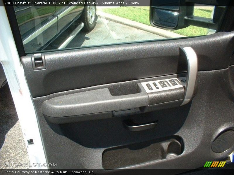 Summit White / Ebony 2008 Chevrolet Silverado 1500 Z71 Extended Cab 4x4