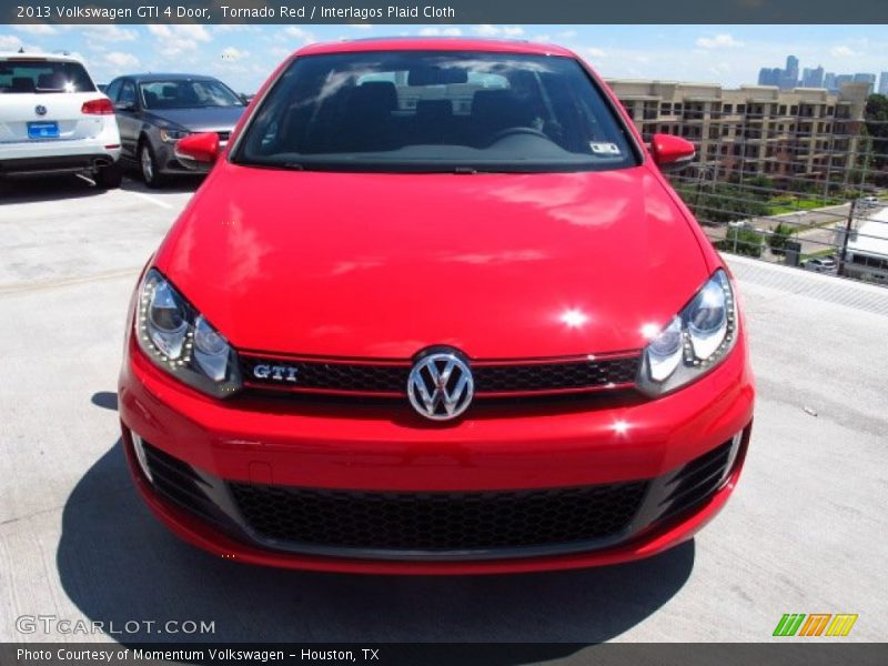 Tornado Red / Interlagos Plaid Cloth 2013 Volkswagen GTI 4 Door