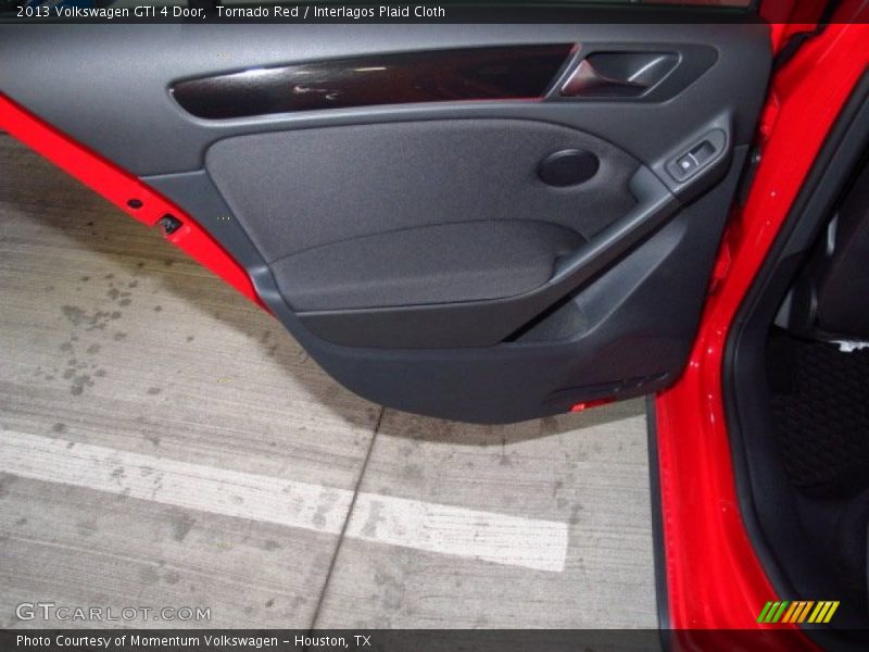 Tornado Red / Interlagos Plaid Cloth 2013 Volkswagen GTI 4 Door
