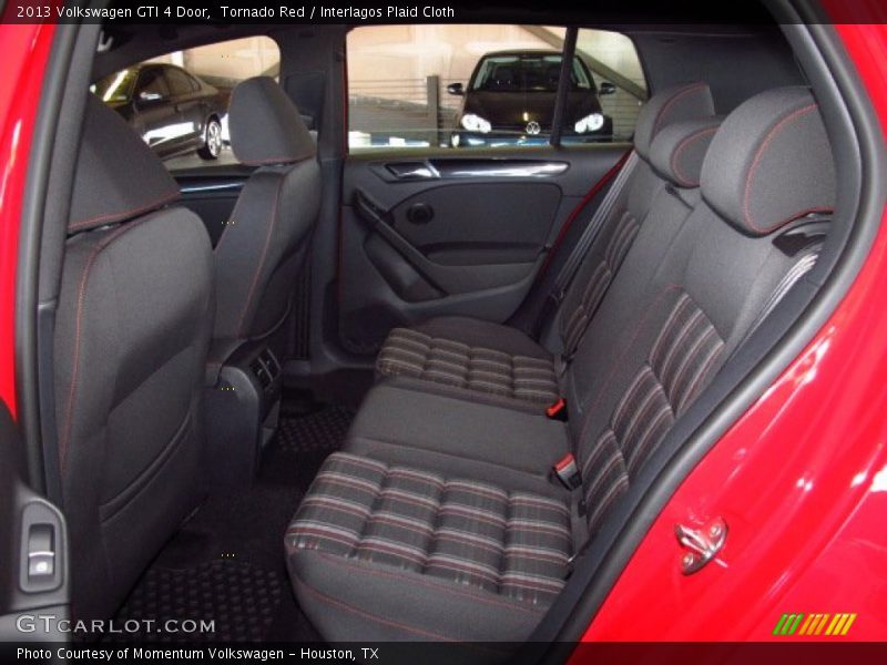 Tornado Red / Interlagos Plaid Cloth 2013 Volkswagen GTI 4 Door