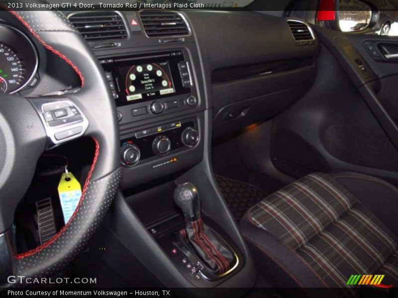 Tornado Red / Interlagos Plaid Cloth 2013 Volkswagen GTI 4 Door