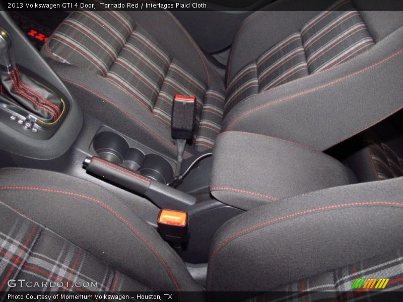 Tornado Red / Interlagos Plaid Cloth 2013 Volkswagen GTI 4 Door
