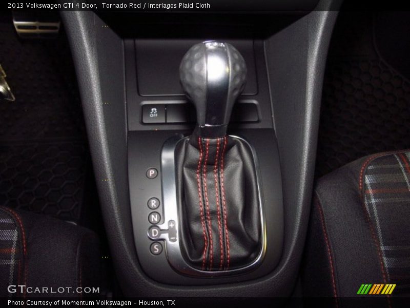 Tornado Red / Interlagos Plaid Cloth 2013 Volkswagen GTI 4 Door