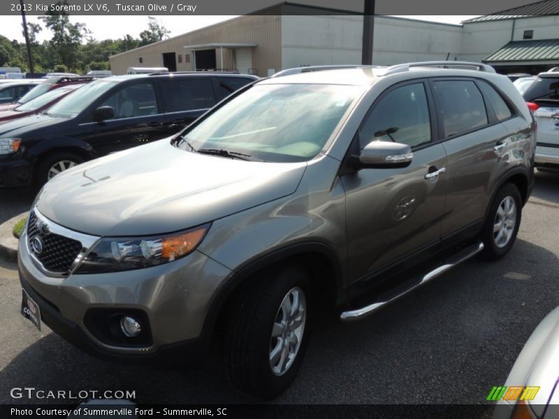 Tuscan Olive / Gray 2013 Kia Sorento LX V6