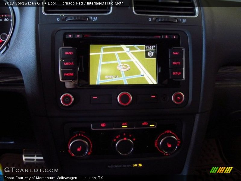 Tornado Red / Interlagos Plaid Cloth 2013 Volkswagen GTI 4 Door