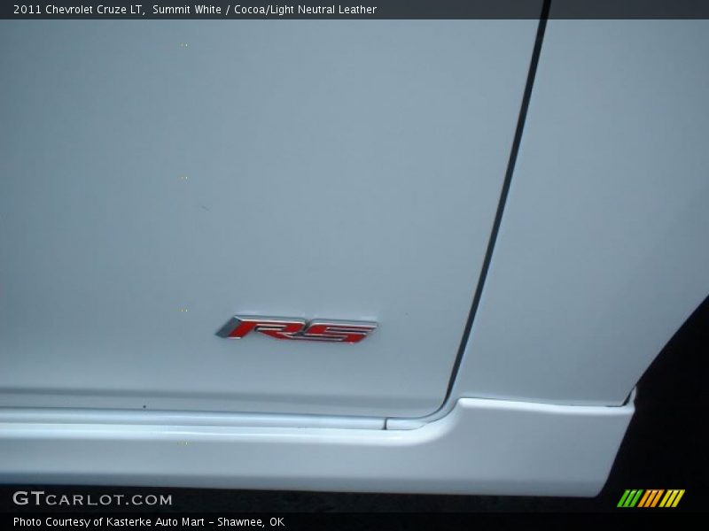 Summit White / Cocoa/Light Neutral Leather 2011 Chevrolet Cruze LT