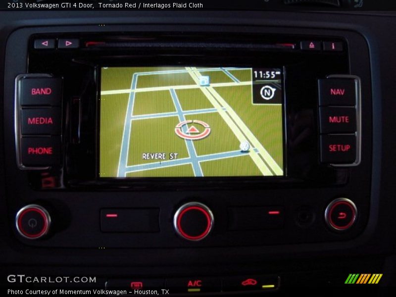 Tornado Red / Interlagos Plaid Cloth 2013 Volkswagen GTI 4 Door