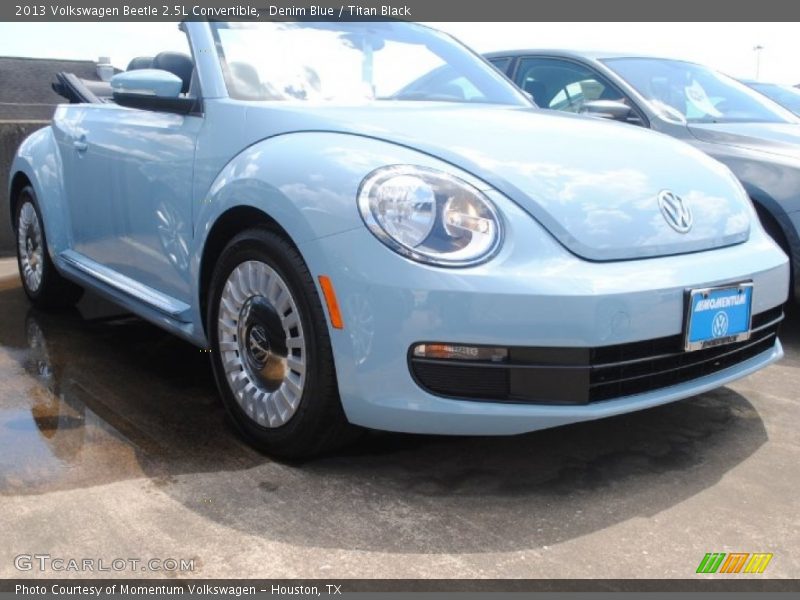 Denim Blue / Titan Black 2013 Volkswagen Beetle 2.5L Convertible