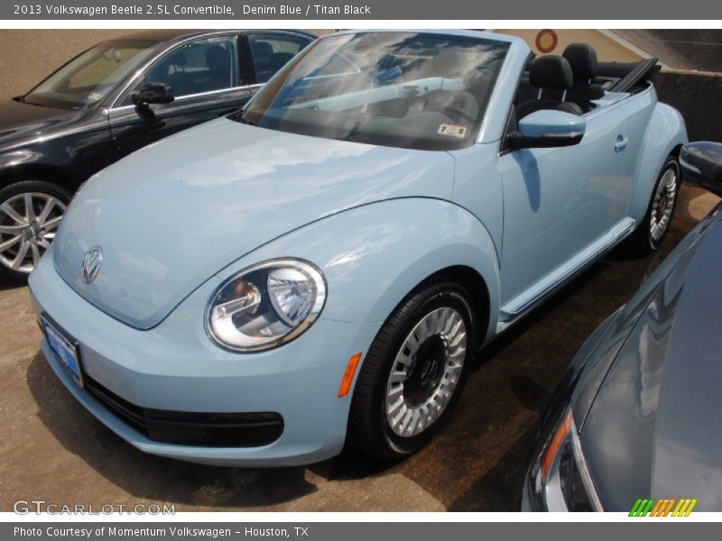 Denim Blue / Titan Black 2013 Volkswagen Beetle 2.5L Convertible