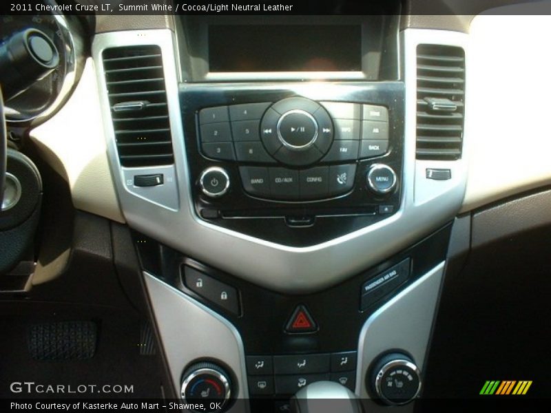 Summit White / Cocoa/Light Neutral Leather 2011 Chevrolet Cruze LT