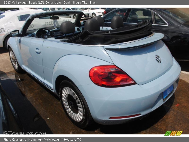 Denim Blue / Titan Black 2013 Volkswagen Beetle 2.5L Convertible