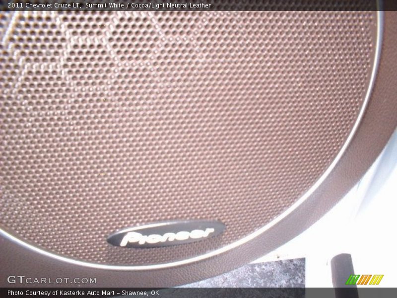 Summit White / Cocoa/Light Neutral Leather 2011 Chevrolet Cruze LT