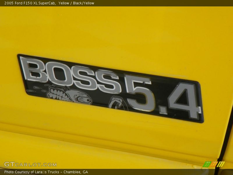 Yellow / Black/Yellow 2005 Ford F150 XL SuperCab