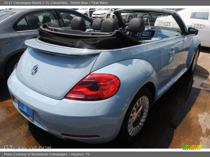 Denim Blue / Titan Black 2013 Volkswagen Beetle 2.5L Convertible