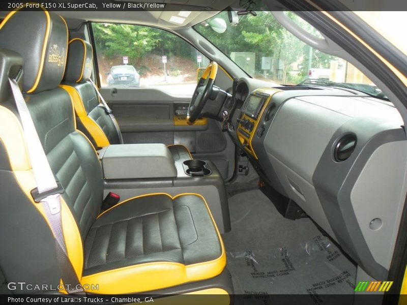 Yellow / Black/Yellow 2005 Ford F150 XL SuperCab