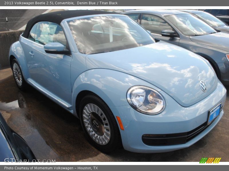 Denim Blue / Titan Black 2013 Volkswagen Beetle 2.5L Convertible