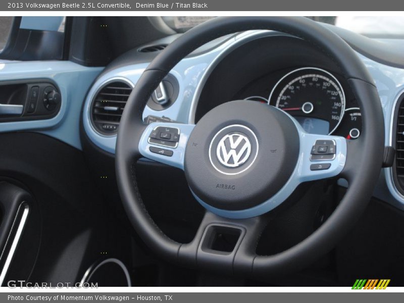 Denim Blue / Titan Black 2013 Volkswagen Beetle 2.5L Convertible
