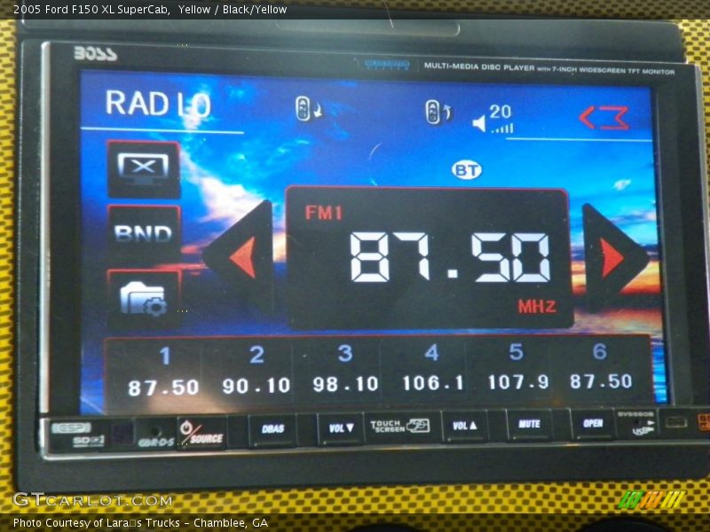 Yellow / Black/Yellow 2005 Ford F150 XL SuperCab