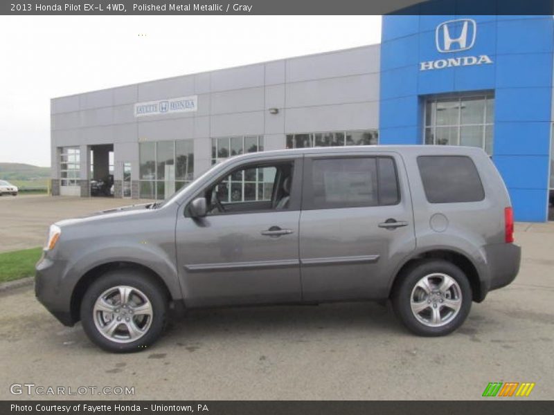 Polished Metal Metallic / Gray 2013 Honda Pilot EX-L 4WD