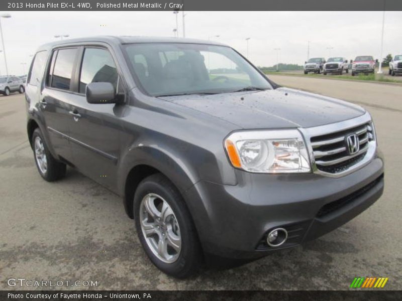 Polished Metal Metallic / Gray 2013 Honda Pilot EX-L 4WD