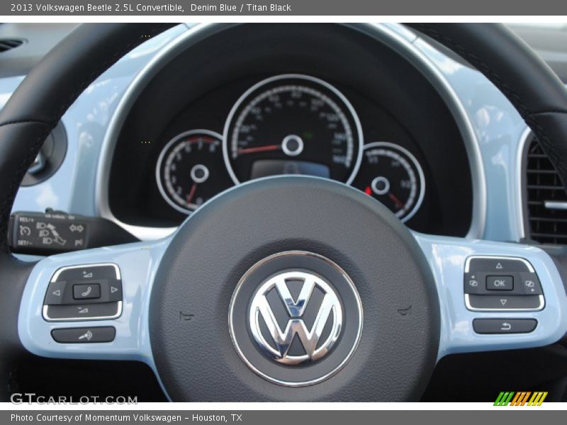 Denim Blue / Titan Black 2013 Volkswagen Beetle 2.5L Convertible