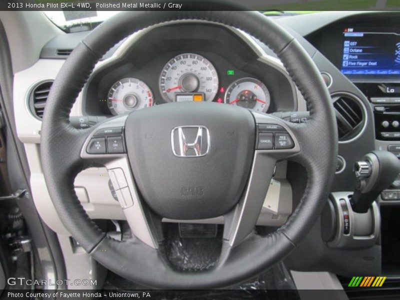 Polished Metal Metallic / Gray 2013 Honda Pilot EX-L 4WD
