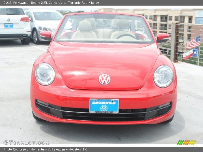 Tornado Red / Beige 2013 Volkswagen Beetle 2.5L Convertible