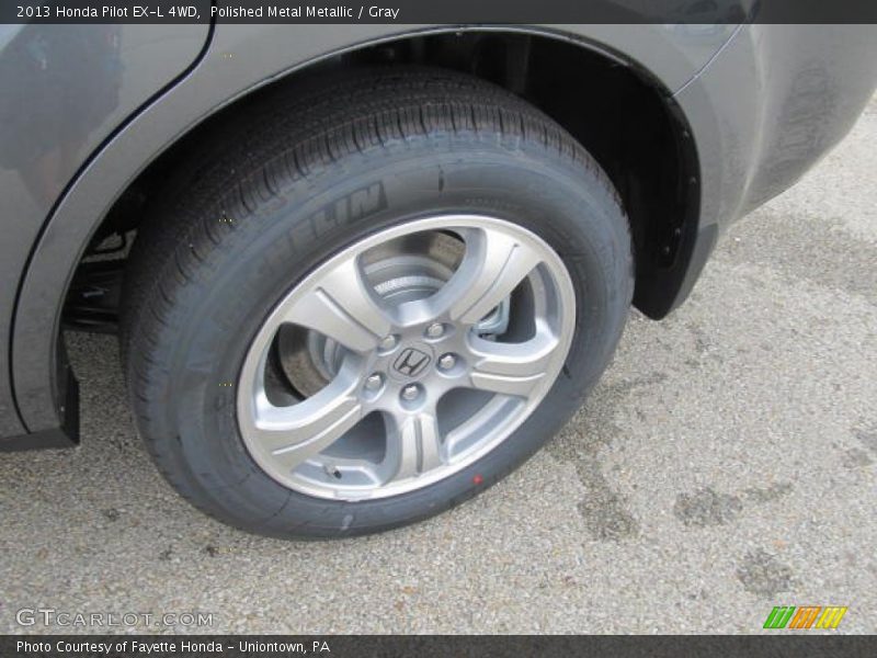 Polished Metal Metallic / Gray 2013 Honda Pilot EX-L 4WD