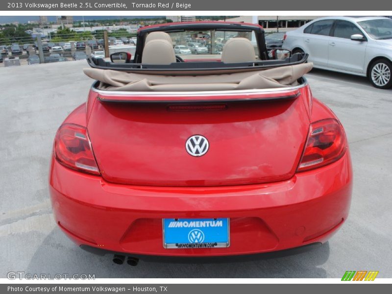 Tornado Red / Beige 2013 Volkswagen Beetle 2.5L Convertible