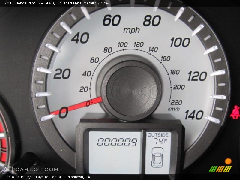 Polished Metal Metallic / Gray 2013 Honda Pilot EX-L 4WD
