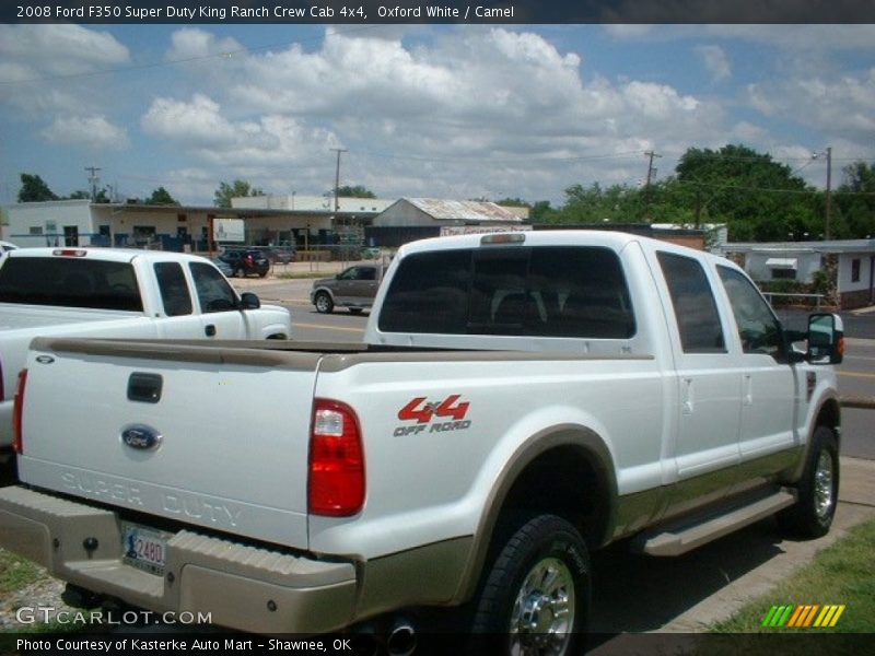 Oxford White / Camel 2008 Ford F350 Super Duty King Ranch Crew Cab 4x4