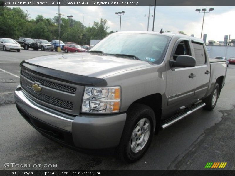 Graystone Metallic / Ebony 2008 Chevrolet Silverado 1500 LT Crew Cab 4x4