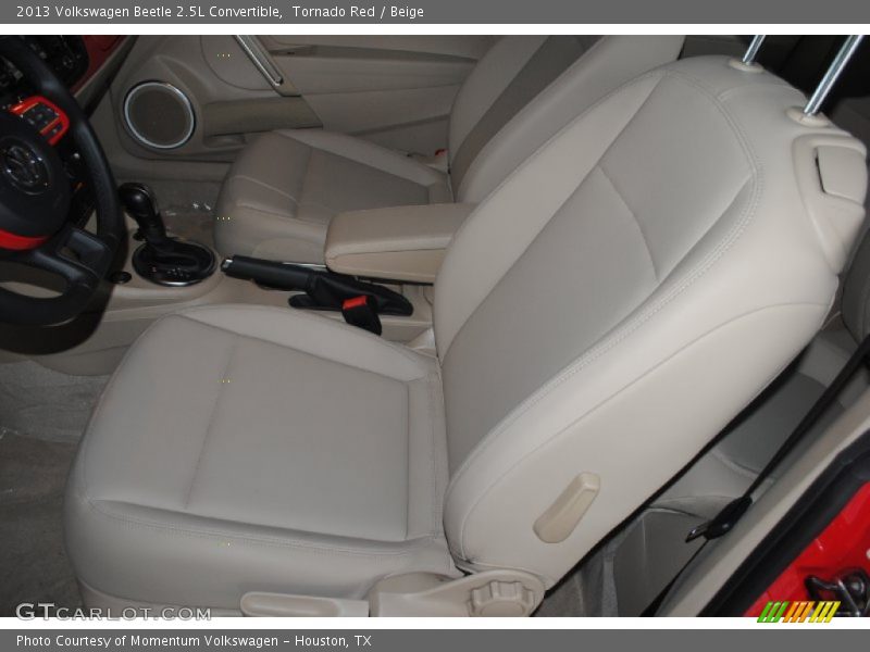 Tornado Red / Beige 2013 Volkswagen Beetle 2.5L Convertible