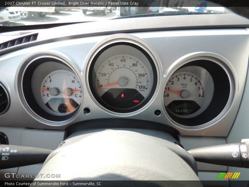 Bright Silver Metallic / Pastel Slate Gray 2007 Chrysler PT Cruiser Limited