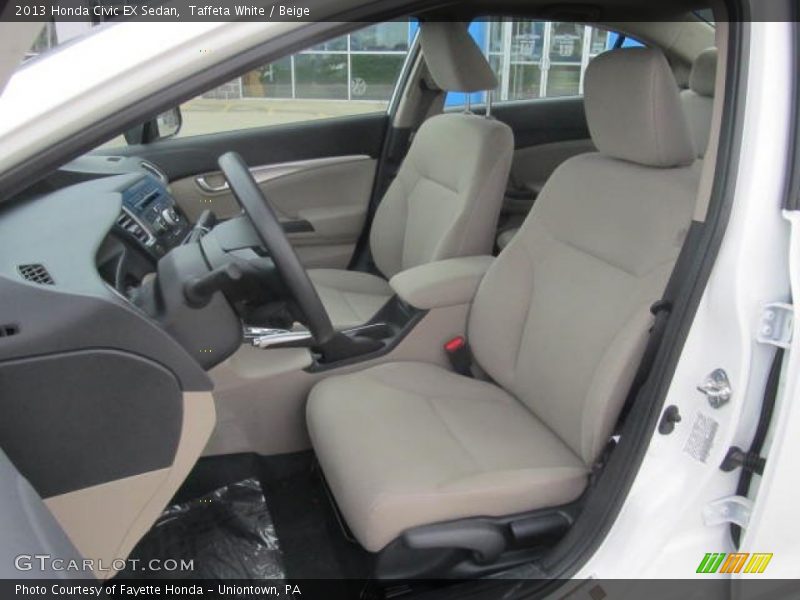  2013 Civic EX Sedan Beige Interior