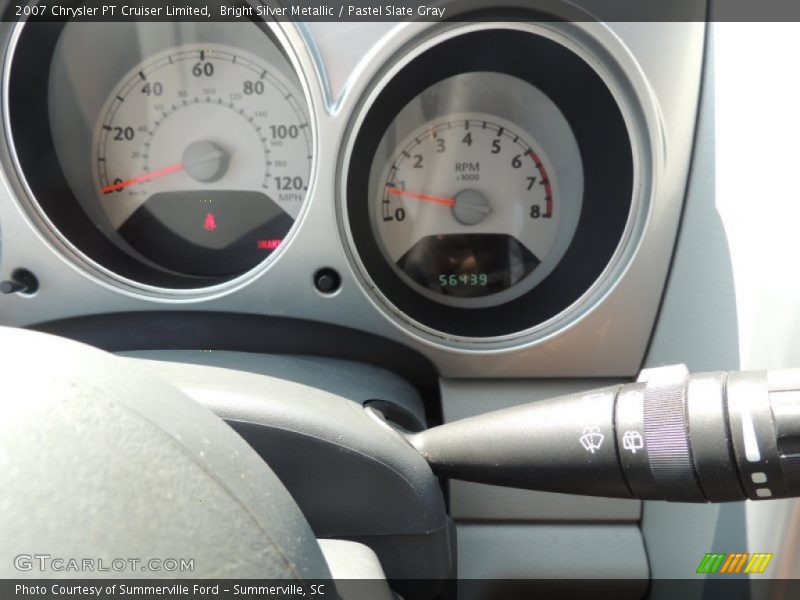 Bright Silver Metallic / Pastel Slate Gray 2007 Chrysler PT Cruiser Limited