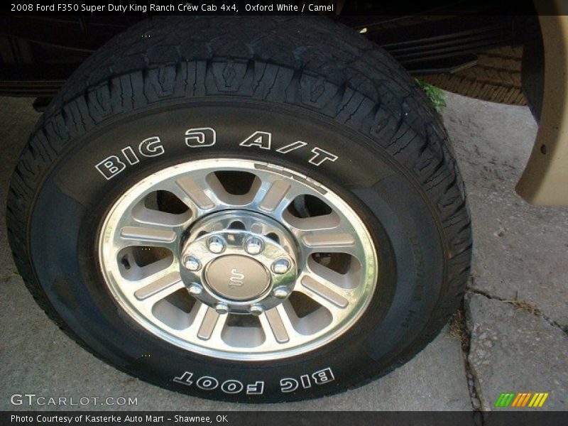 Oxford White / Camel 2008 Ford F350 Super Duty King Ranch Crew Cab 4x4