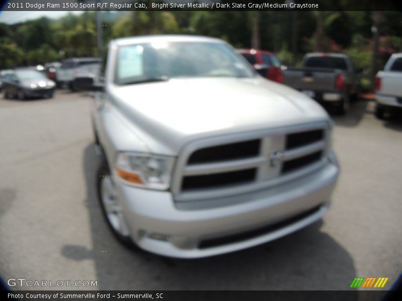 Bright Silver Metallic / Dark Slate Gray/Medium Graystone 2011 Dodge Ram 1500 Sport R/T Regular Cab