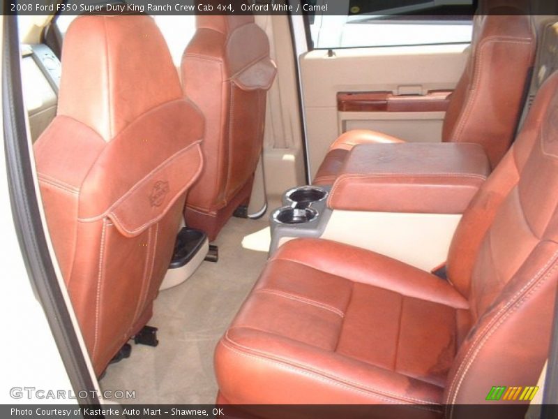 Oxford White / Camel 2008 Ford F350 Super Duty King Ranch Crew Cab 4x4