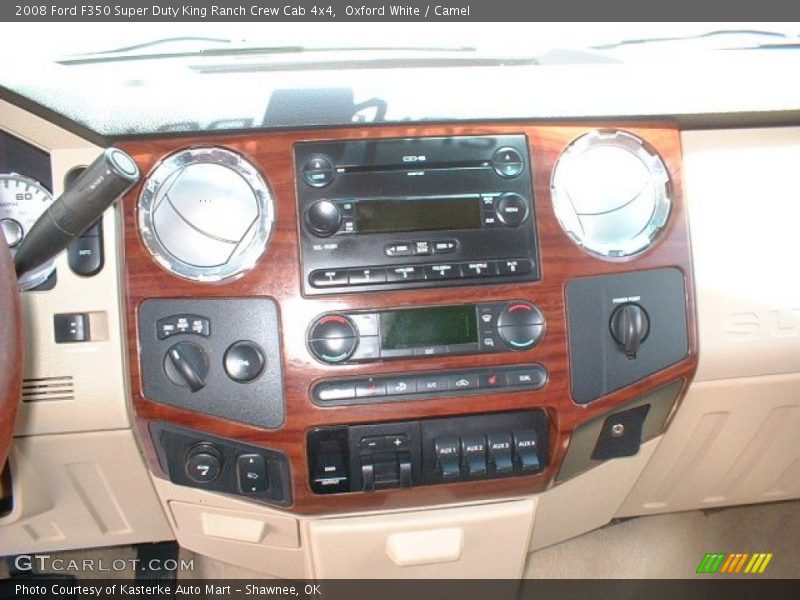 Oxford White / Camel 2008 Ford F350 Super Duty King Ranch Crew Cab 4x4